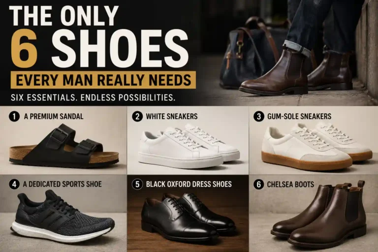 The Only 6 Shoes Every Man Really Needs